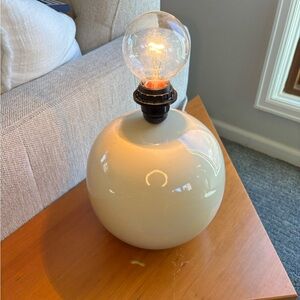 Vintage Mid-century Modern spherical “orb” lamp